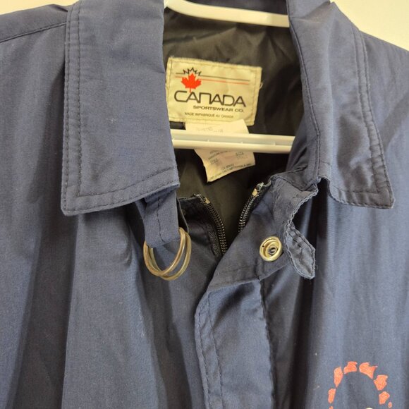 Vintage Shad Valley Bomber Jacket Mens Size Small 80s Canada Sportswear - Picture 4 of 10